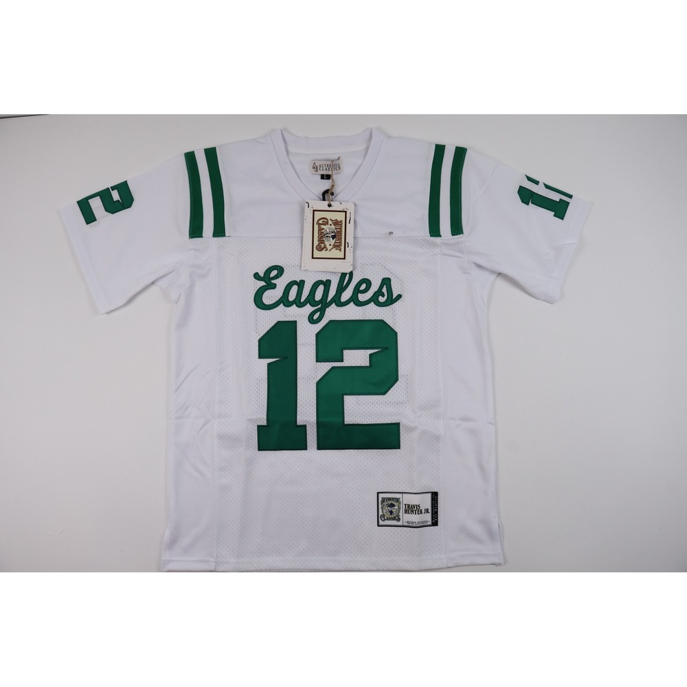 Authentic Classics Travis Hunter Jr Collins Football Jersey Green L NEW $125